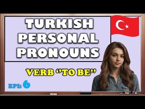 Personal Pronouns & The Verb "To Be" Learn Turkish Basics #turkishlanguage #turkish