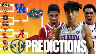 Predicting EVERY Game in the 2026 SEC Tournament | Full Bracket Predictions
