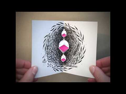 Tutorial Pop-up Card Birds Nest