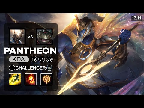 Pantheon vs Tahm Kench Top - LAN Challenger - Patch 12.11 Season 12