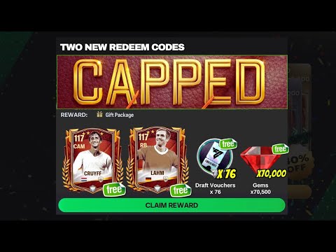 New Redeem Codes! 76 Free Draft Vouchers, Free 70K Gems | FC Mobile