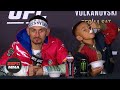 Max Holloway, Mini Blessed have a snack while talking fights | UFC 245 Press Conference | ESPN MMA
