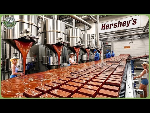 13.5 Million Tons Chocolate Are Processed - Inside the World’s Largest Chocolate Factory
