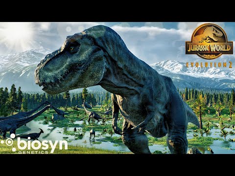 Biosyn sanctuary - Rexy life in The valley, jurassic world evolution