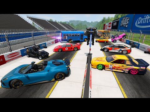 Drag Racing with Random Cars
