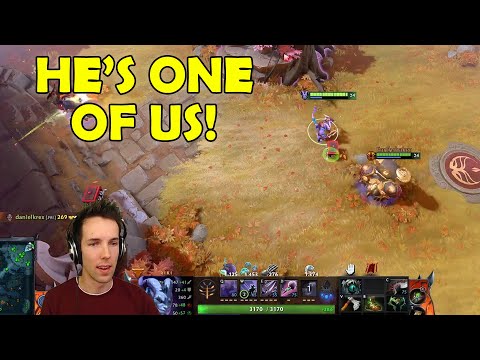 BASED Grubby dropping & destroying items aka a True Dota 2 player