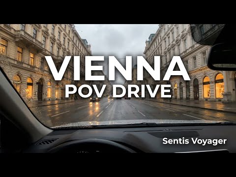 POV Driving Through Vienna | Relaxing Winter City Drive, Christmas Season & Year-End | 4K 60FPS