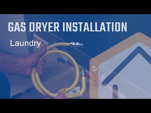 Gas Dryer Installation