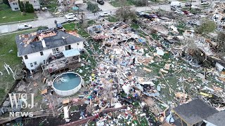 Watch: Intense Tornadoes Destroy Homes in Nebraska and Parts of Iowa | WSJ News