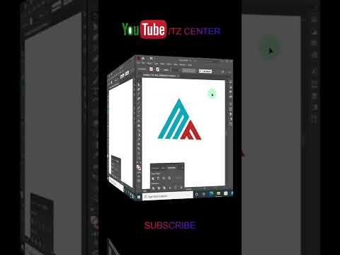 letter logo design illustrator tutorial | M F LOGO DESIGN |graphic design trending hashtags #Shorts