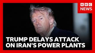 Trump extends deadline for Iran to re-open Strait of Hormuz as stock markets fall | BBC News
