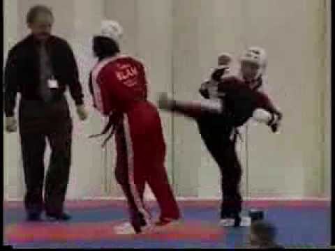 Joyce Blanco vs Lauren Kearney 2004 Pan American Internationals Karate Tournament