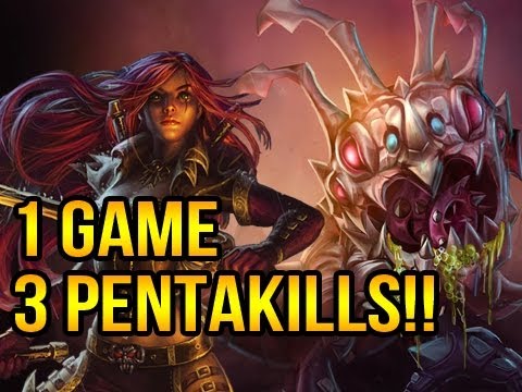 3 Pentakills in 1 Game