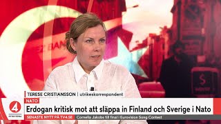 Terese Cristiansson: Turkiet öppnar för att lägga in veto | TV4Nyheterna | TV4 & TV4 Play