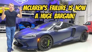 The McLaren GT was a major sales failure, and it's now depreciating rapidly!