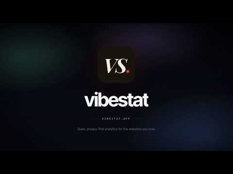 Vibestat 공식 영상 미리보기