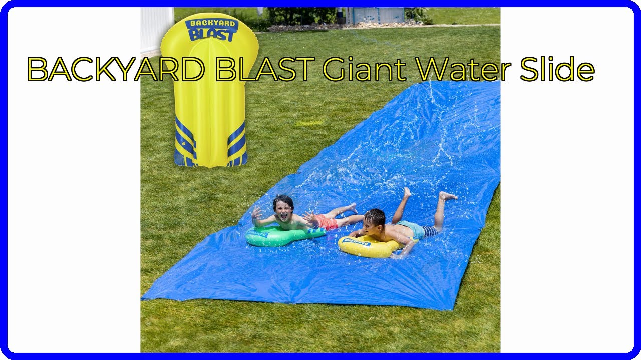 REVIEW (2026): BACKYARD BLAST Giant Water Slide. ESSENTIAL details.