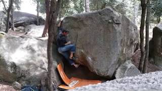 Video thumbnail of Variant Salvapower, 6b+. Can Boquet