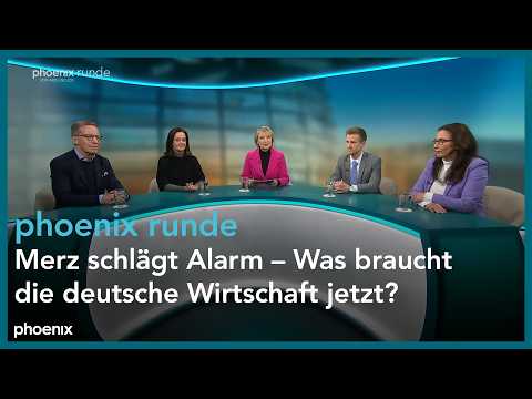 phoenix runde: Merz schlägt Alarm – Was braucht die deutsche Wirtschaft jetzt?