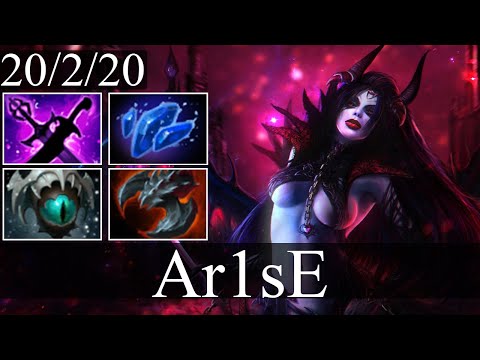 Ar1sE - Queen of Pain | Midlane Gameplay Dota 2 Patch 7.31b