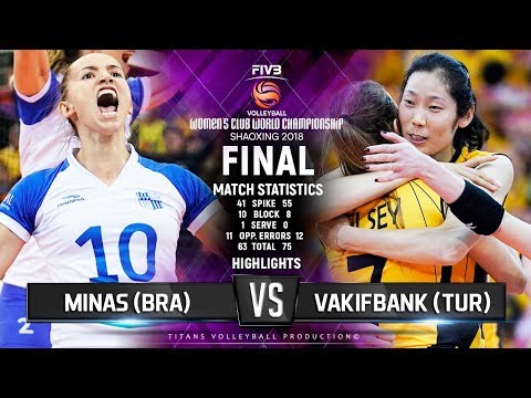 Minas (BRA) vs Vakifbank (TUR) - GOLD MATCH - Highlights | FIVB WCWC 2018