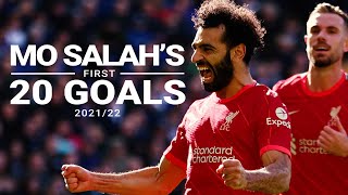 Mo Salahs 20 Premier League goals in the 2021/22 s