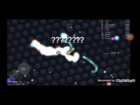 slither.io new pikachu skin VS A.I.