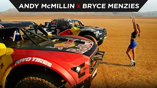 ANDY McMILLIN X BRYCE MENZIES DRAG RACE | #TOYOTIRES | [4K]