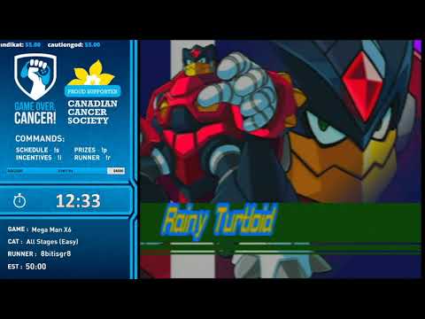 Game Over, Cancer! 2020 - Mega Man X6 (All Stages Easy) [8bitisgr8] 43:18