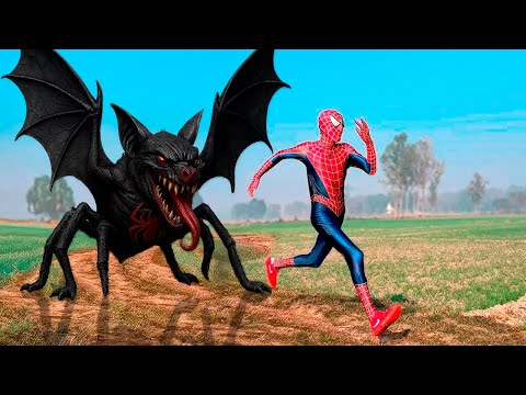 Spider-Man and the Evil Venom Bat - Full Superhero Movie