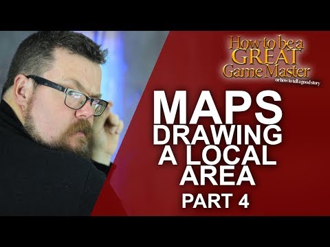 Map Drawing: A Local Area - Part 4 - Arkanvale - Game Master Tips - How to be a Great Game Master