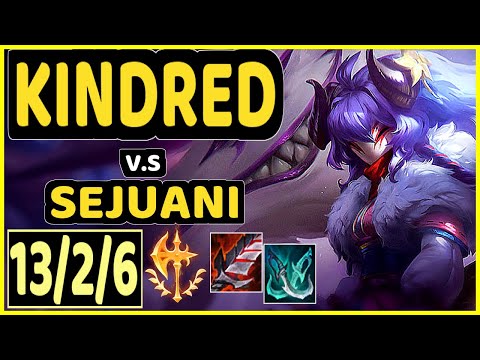 BABIP (KINDRED) vs SEJUANI - 13/2/6 KDA JUNGLE GAMEPLAY - OC Ranked DIAMOND
