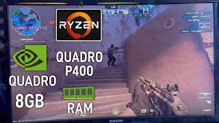 CS:GO on Budget PC – Ryzen 5 1400 + Quadro P400 + 8GB RAM | FPS Benchmark 2025
