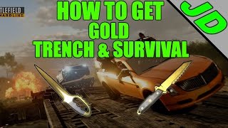 BF Hardline - How to Unlock Gold Trench & Survival knife - Criminal & Justice Syndicate