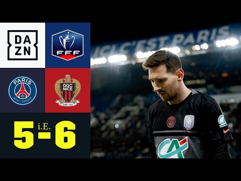 Elfmeterschießen in Paris! PSG scheidet aus: PSG - Nizza 5:6 i.E. | Coupe de France | DAZN