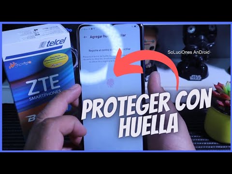 Como Poner Huella y Bloqueo al ZTE Blade A71