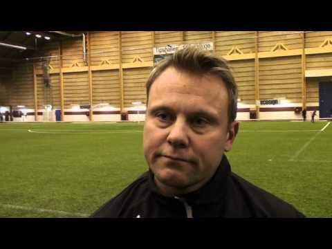 Roberth Björknesjö efter träningsmatchen mot Kalmar FF.