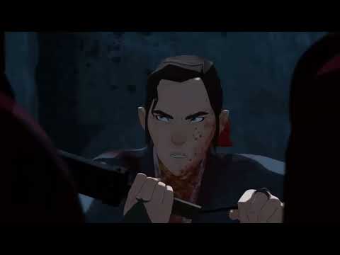 Blue Eye Samurai Fight scene