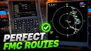 FMC Kurs Teil 4: FIX PAGE &amp; Radius-Kurven richtig programmieren ✈️ (Boeing 737, Boeing 747)