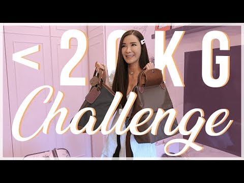 PACKING UNDER 20KG LUGGAGE CHALLENGE | JAMIE CHUA