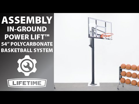 Lifetime Adjustable In-Ground Basketball Hoop (54-Inch Polycarbonate)