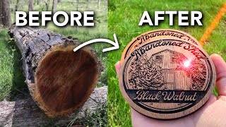 Laser Engraving Home Milled Tennessee Hardwoods with the xTool D1 Pro