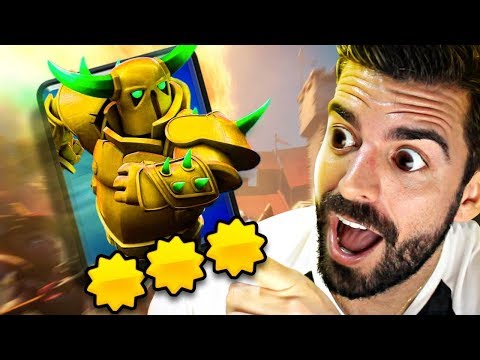 USEI A NOVA PEKKA DE OURO NO CLASH ROYALE!