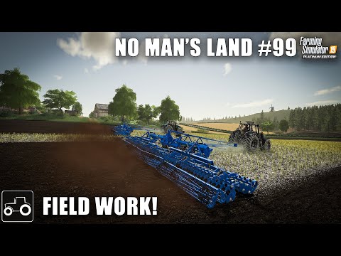 Field Work & Baling Hay - No Man's Land #99 Farming Simulator 19 Timelapse