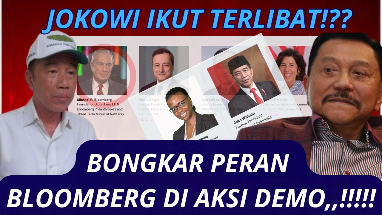 JOKOWI PANIK,,,!!! HENDROPRIYONO BONGKAR KETERLIBATAN BLOOMBERG DI AKSI BERDARAH 28 AGUSTUS #jokowi