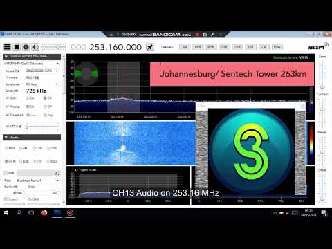 Analogue TVDX SA Ch13 from Johannesburg via troposcatter 263km