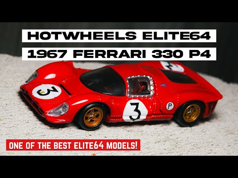 Thumbnail for Hotwheels Elite64 — 1967 Ferrari 330 P4 | REVIEW by Ferrari 330
