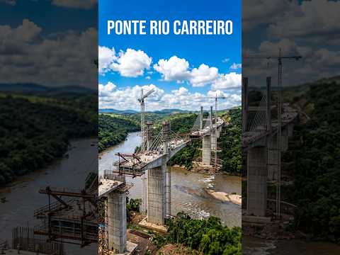 Ponte sob o Rio Carreiro: Atualização Setembro de 2026  #chuvas #smartphone #patrimonionacional