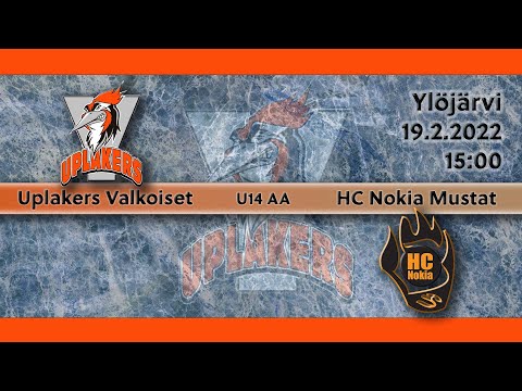 19.2.2022 Uplakers Valkoiset - HC Nokia Mustat (U14 AA)