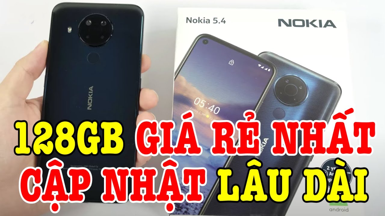 Mở hộp Nokia 5.4 bản 128GB GIÁ RẺ NHẤT quyết đấu Vsmart và Xiaomi